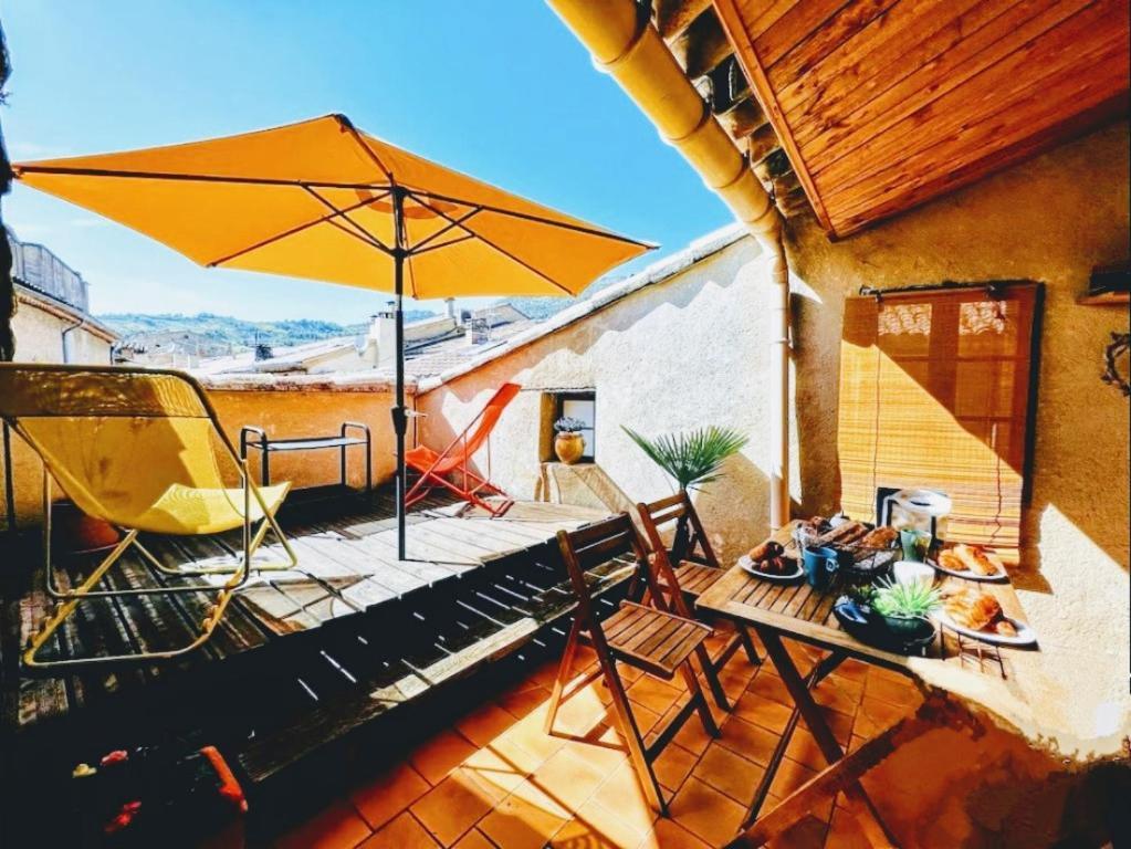 La Terrasse D'Olea, Au Coeur Du Village Buis-les-Baronnies Exterior foto