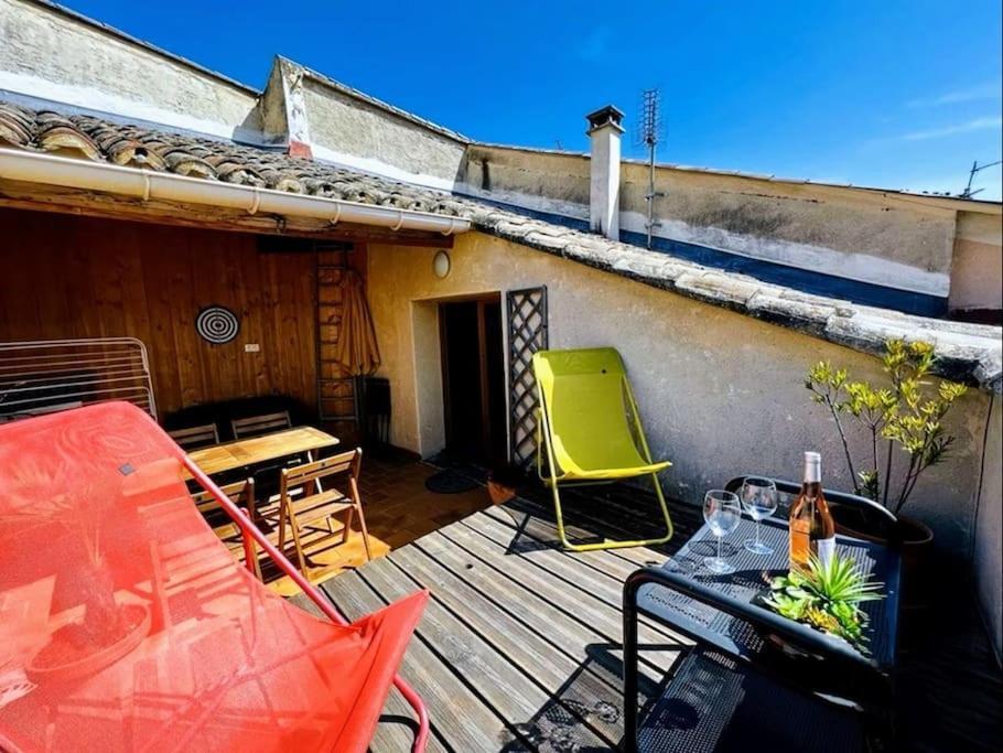 La Terrasse D'Olea, Au Coeur Du Village Buis-les-Baronnies Exterior foto