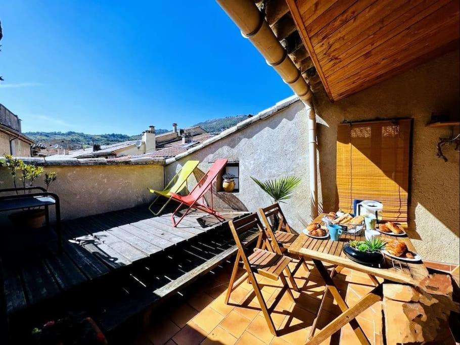 La Terrasse D'Olea, Au Coeur Du Village Buis-les-Baronnies Exterior foto
