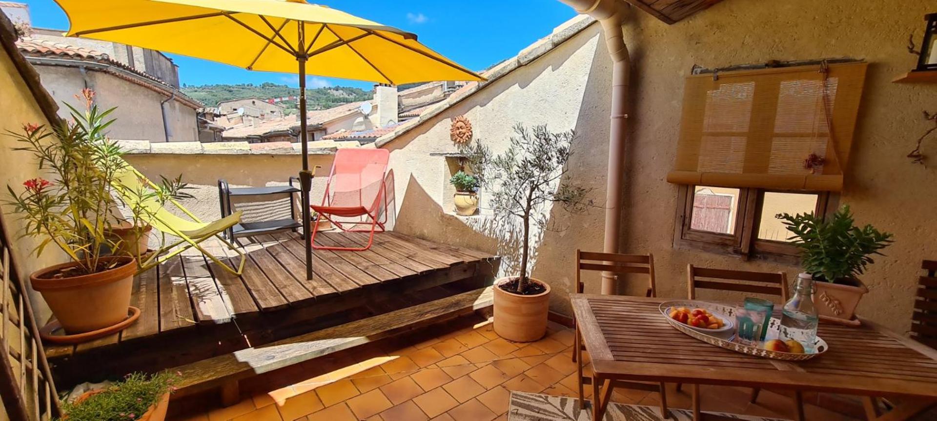 La Terrasse D'Olea, Au Coeur Du Village Buis-les-Baronnies Exterior foto