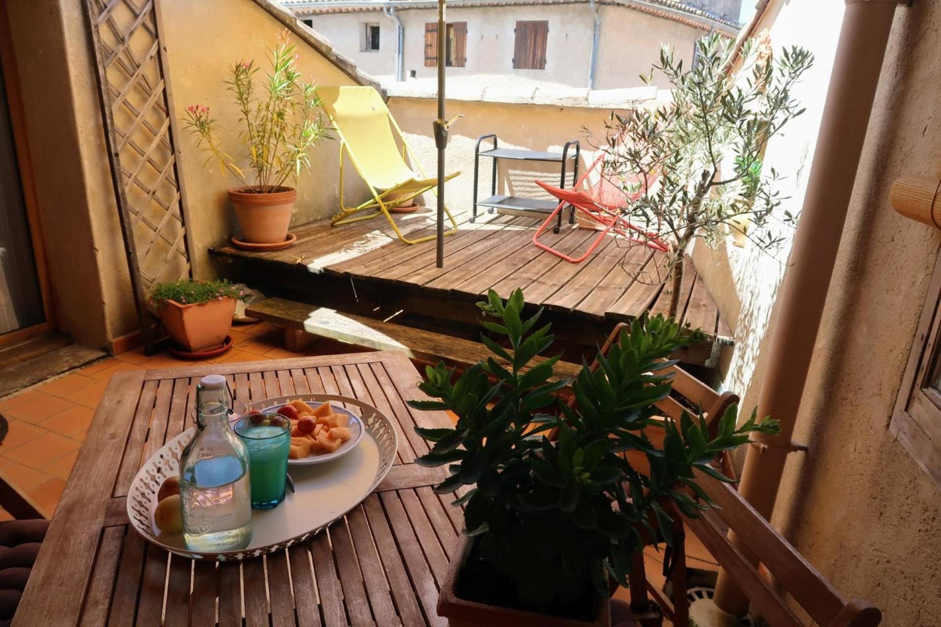 La Terrasse D'Olea, Au Coeur Du Village Buis-les-Baronnies Exterior foto
